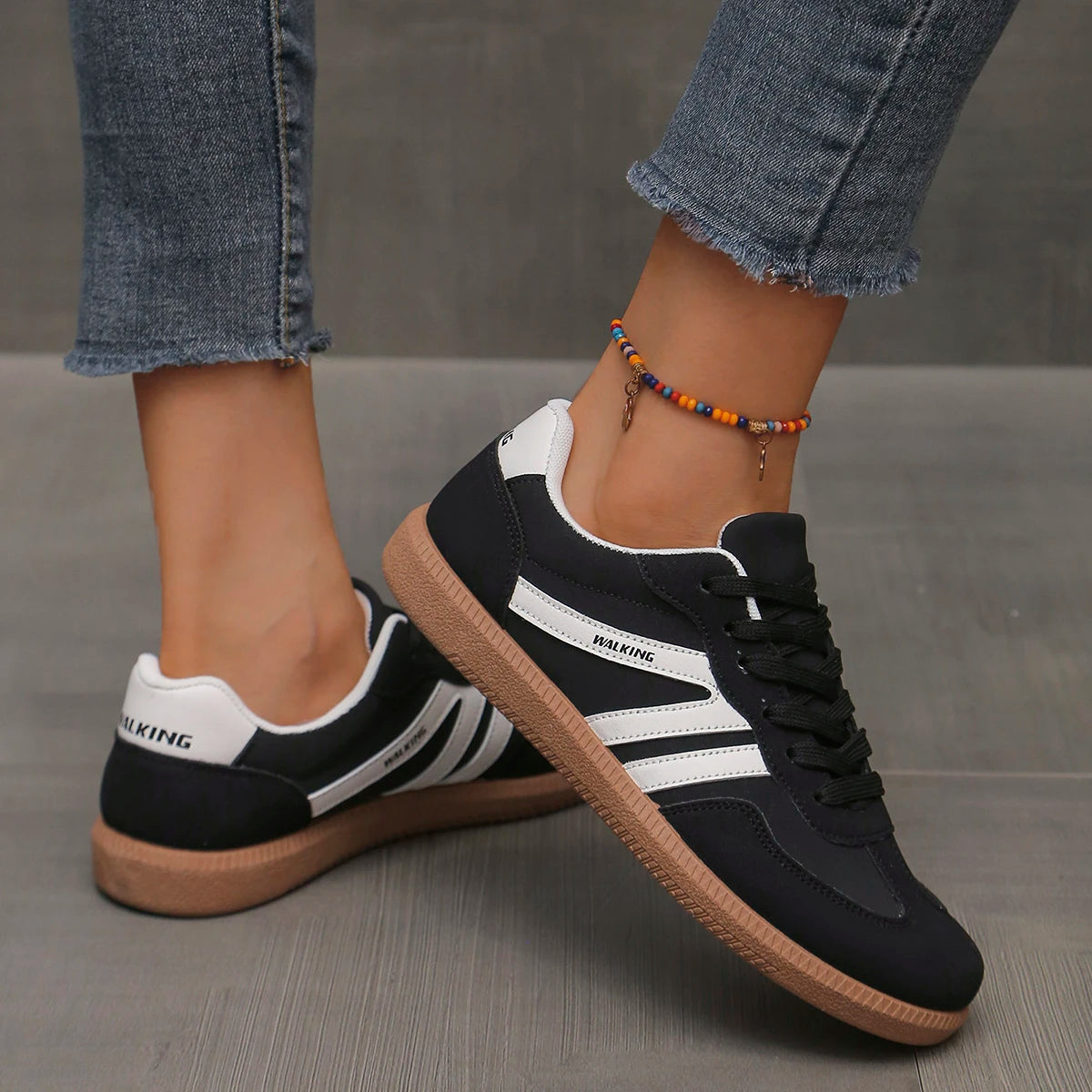 Slip-On Loafers für de Früehlig mit flacher Sohle, weichem Komfort und liechtem Design