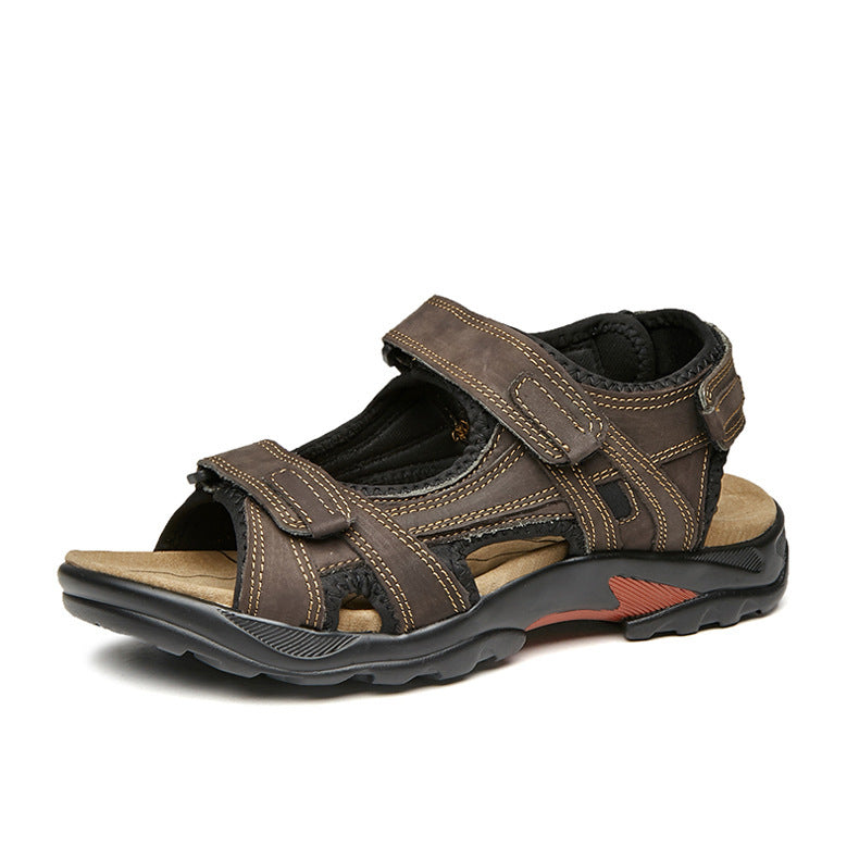 Leder-Sandale im römische Stil für Strand und Freizeit