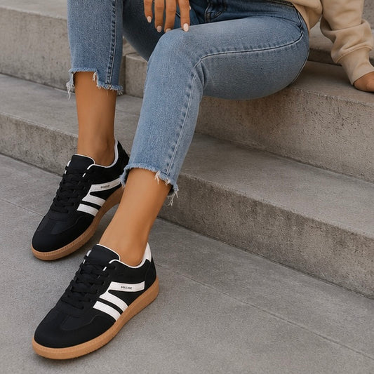 Slip-On Loafers für de Früehlig mit flacher Sohle, weichem Komfort und liechtem Design