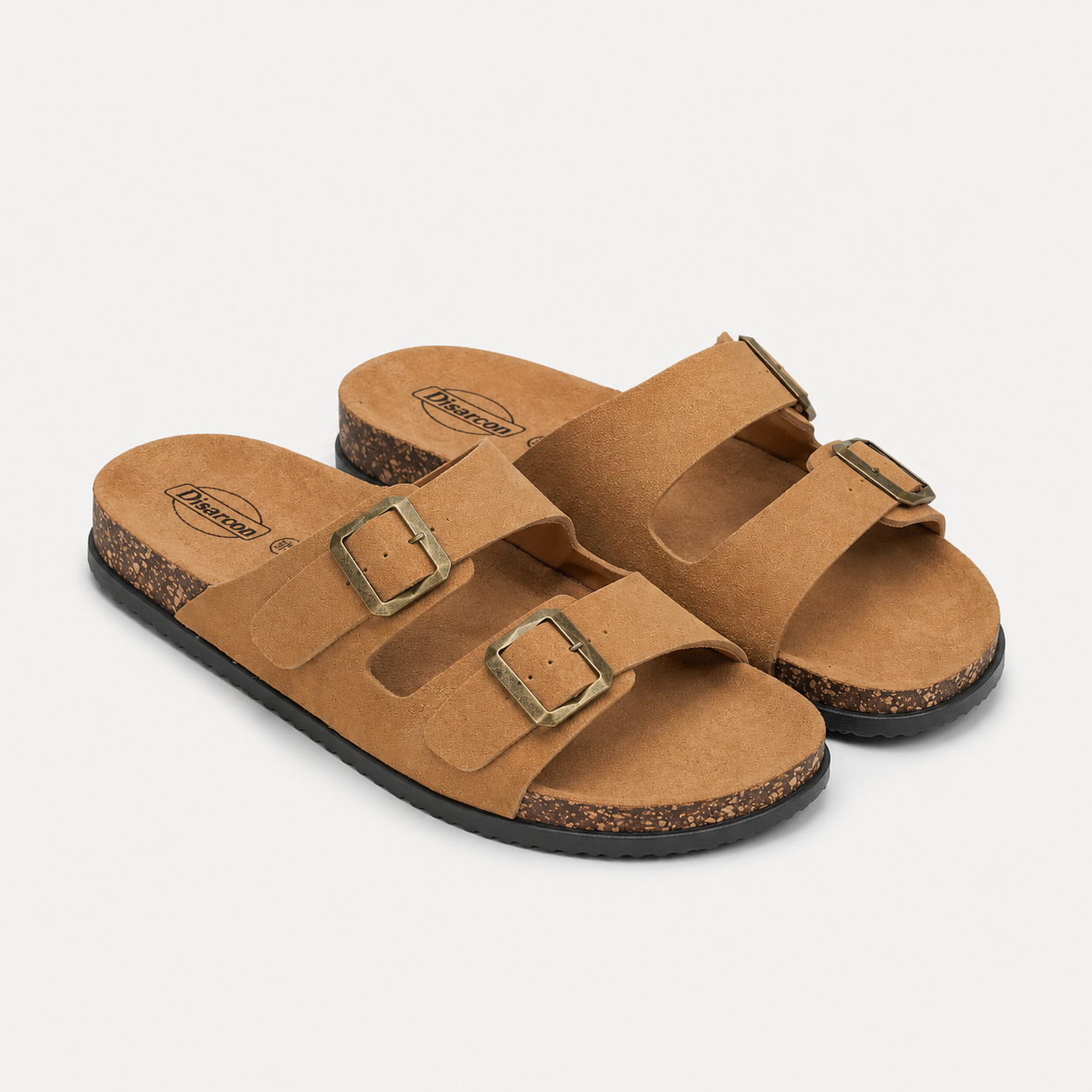 Summer-Sandale für Freizeit, Ferie & Strand – mit Doppel-Schnalle, rutschfeschtem & atmigsaktivem Design.