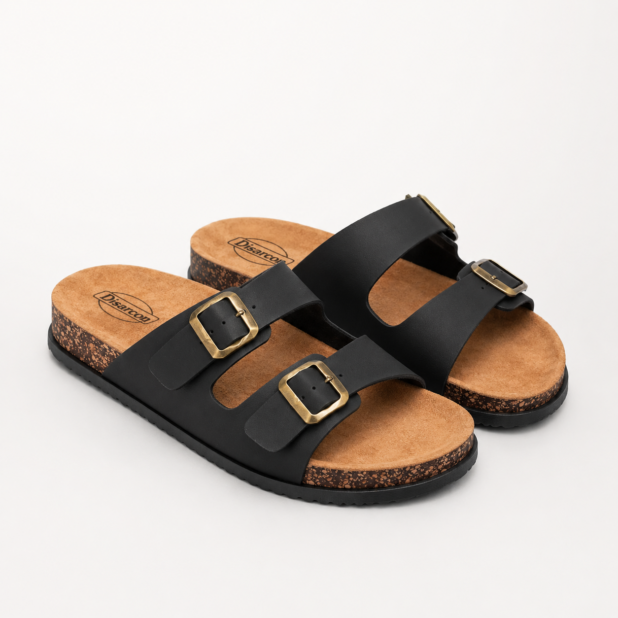 Summer-Sandale für Freizeit, Ferie & Strand – mit Doppel-Schnalle, rutschfeschtem & atmigsaktivem Design.