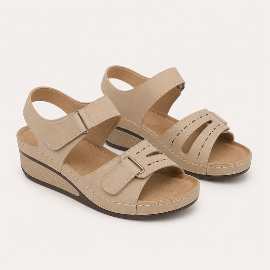Sommer-Keilsandalen für Dame – moderni, rutschfesti Strand- und Alltagsschueh