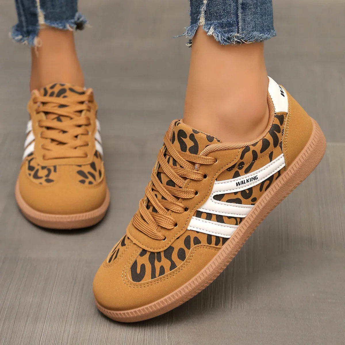 Slip-On Loafers für de Früehlig mit flacher Sohle, weichem Komfort und liechtem Design